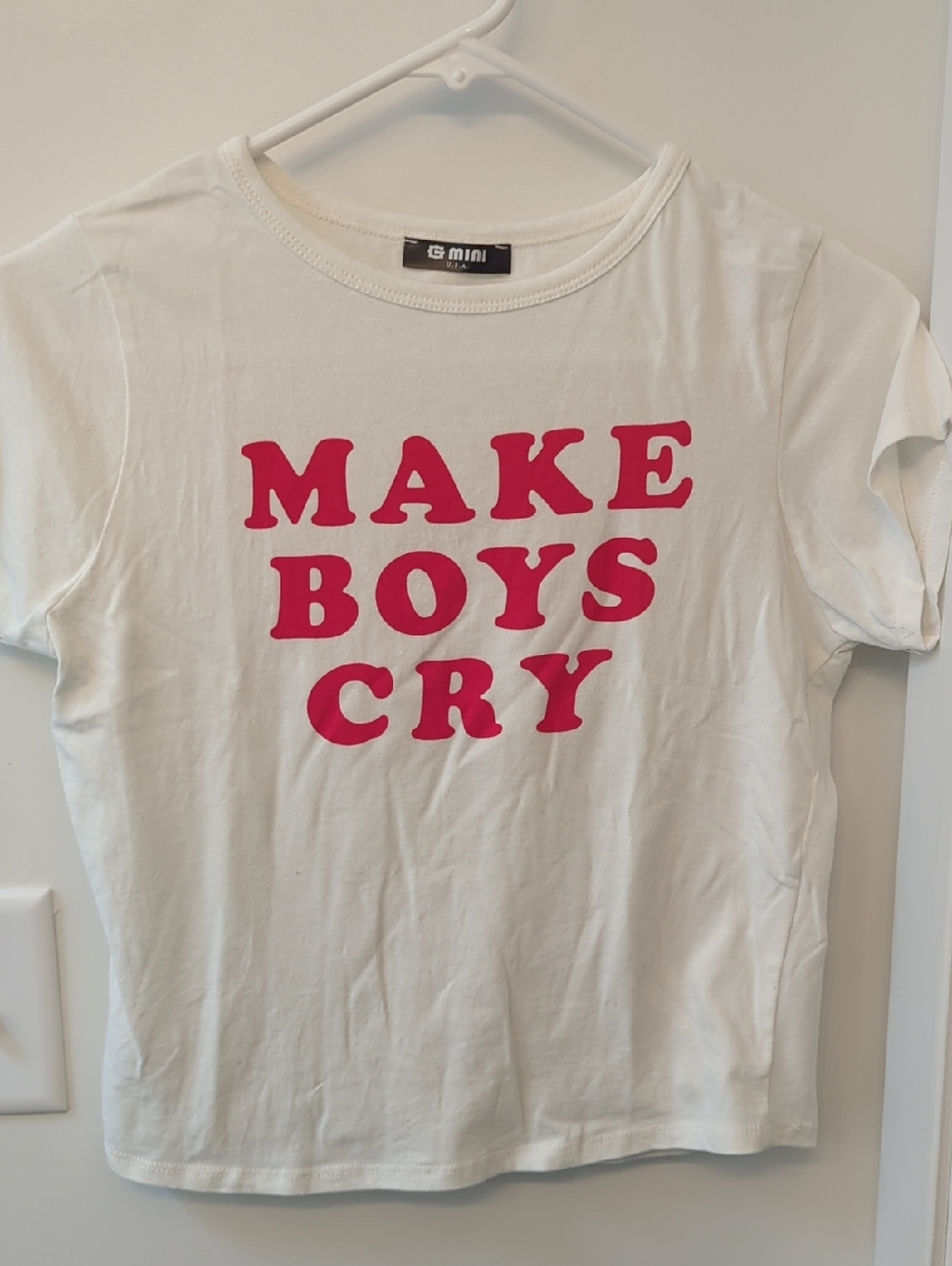 MAKE BOYS CRY Short Sleeve Tee Shirt Small
